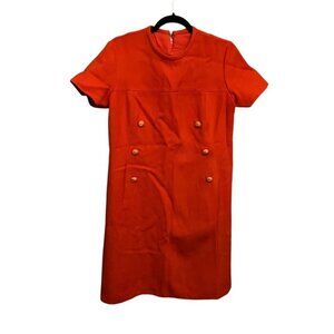 Vintage Winter Cherry Red Dress